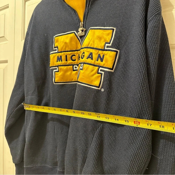 VTG Starter Michigan Waffle Pullover - Picture 7 of 10